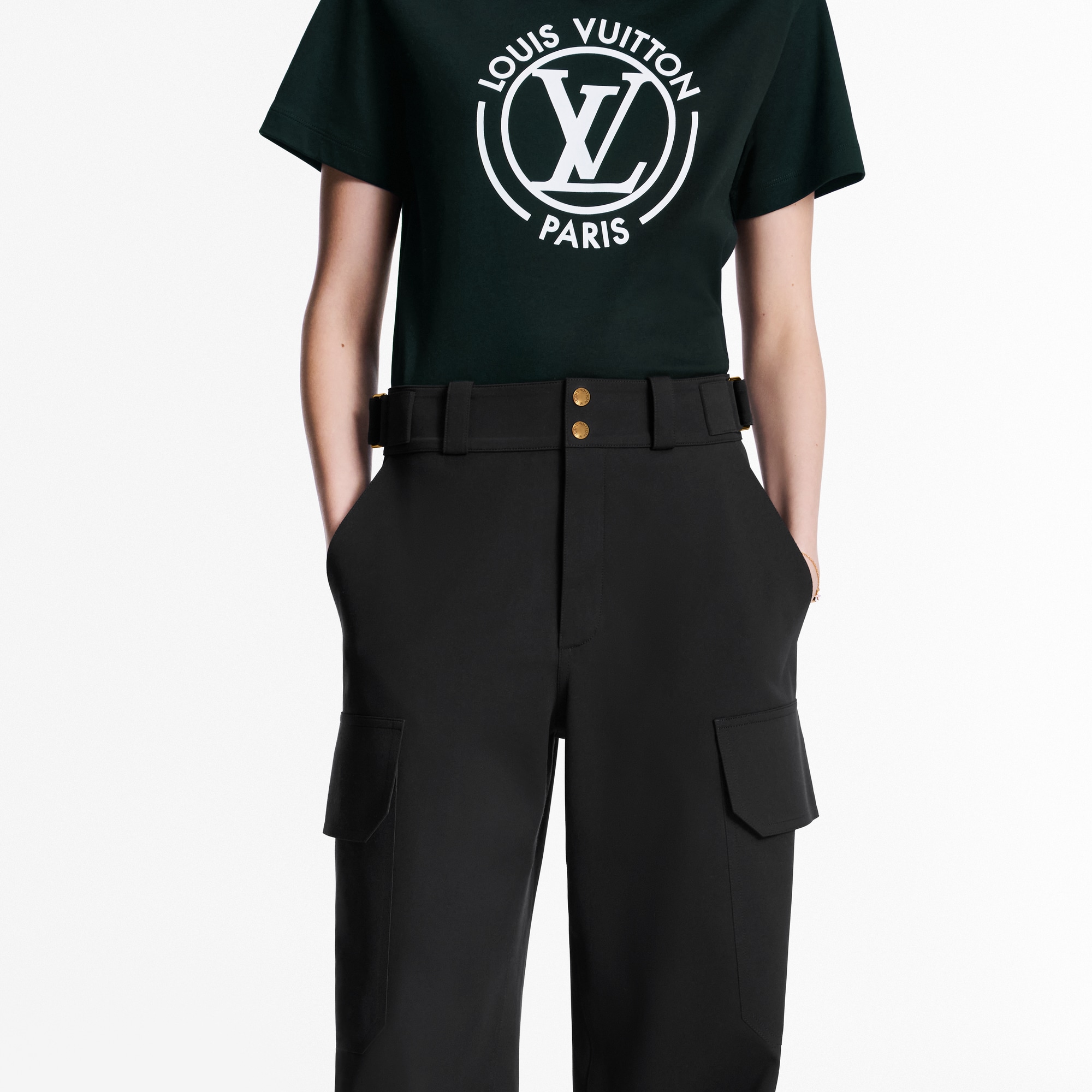 Technical Jersey Cargo Pants  in Women