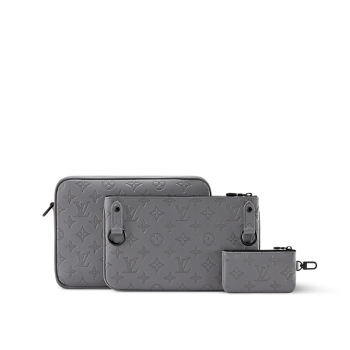 Trio Messenger Monogram Shadow Leather in Bags and Small Leather Goods's Men Bags Newness collections by Louis Vuitton (Product zoom)