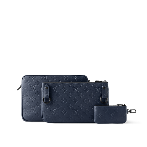 Trio Messenger Monogram Shadow Leather in Bags and Small Leather Goods's Men Bags Newness collections by Louis Vuitton (Product zoom)