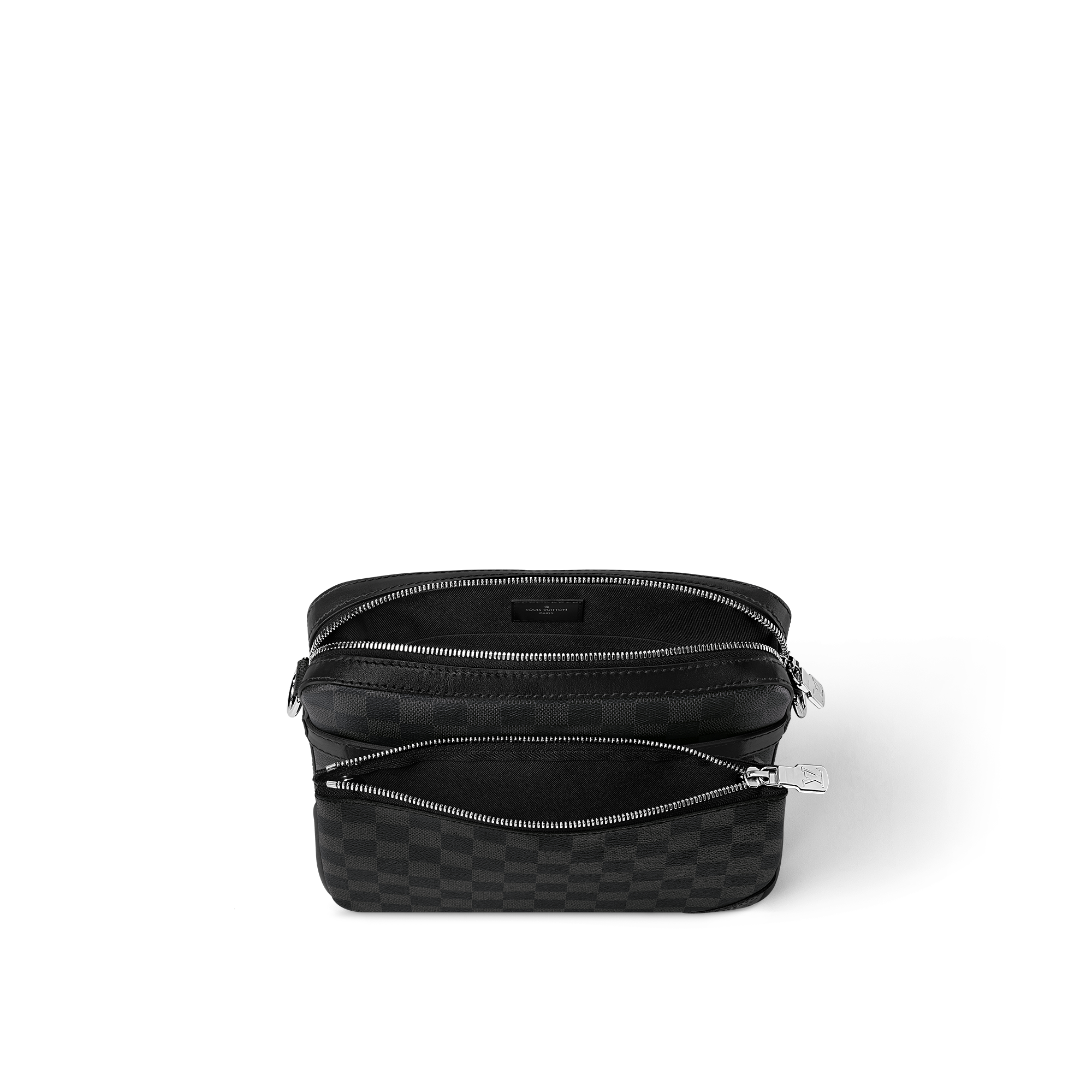 Trio Messenger Damier Graphite Canvas in Men
