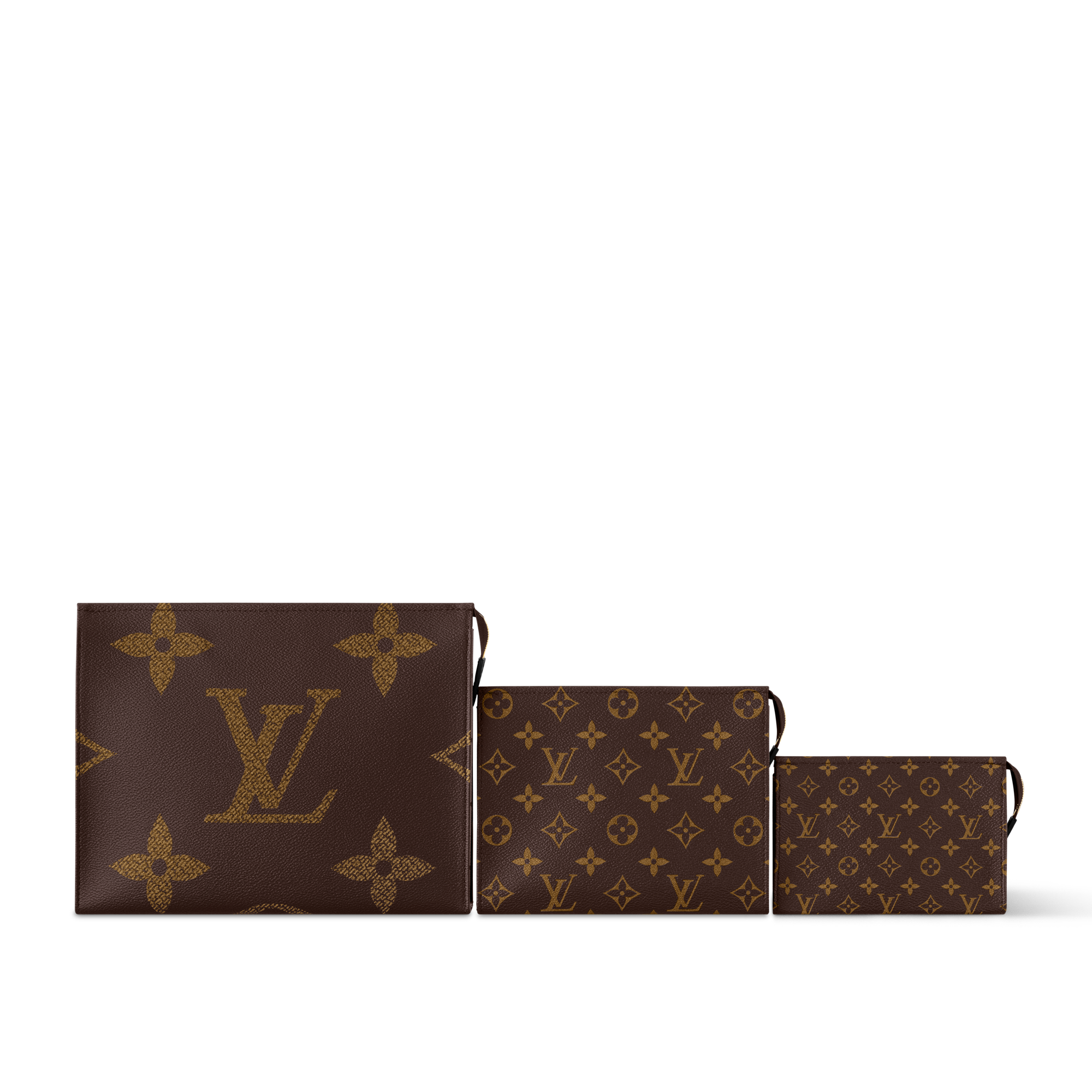 Trio Toilet Pouch Other Monogram Canvas in Men