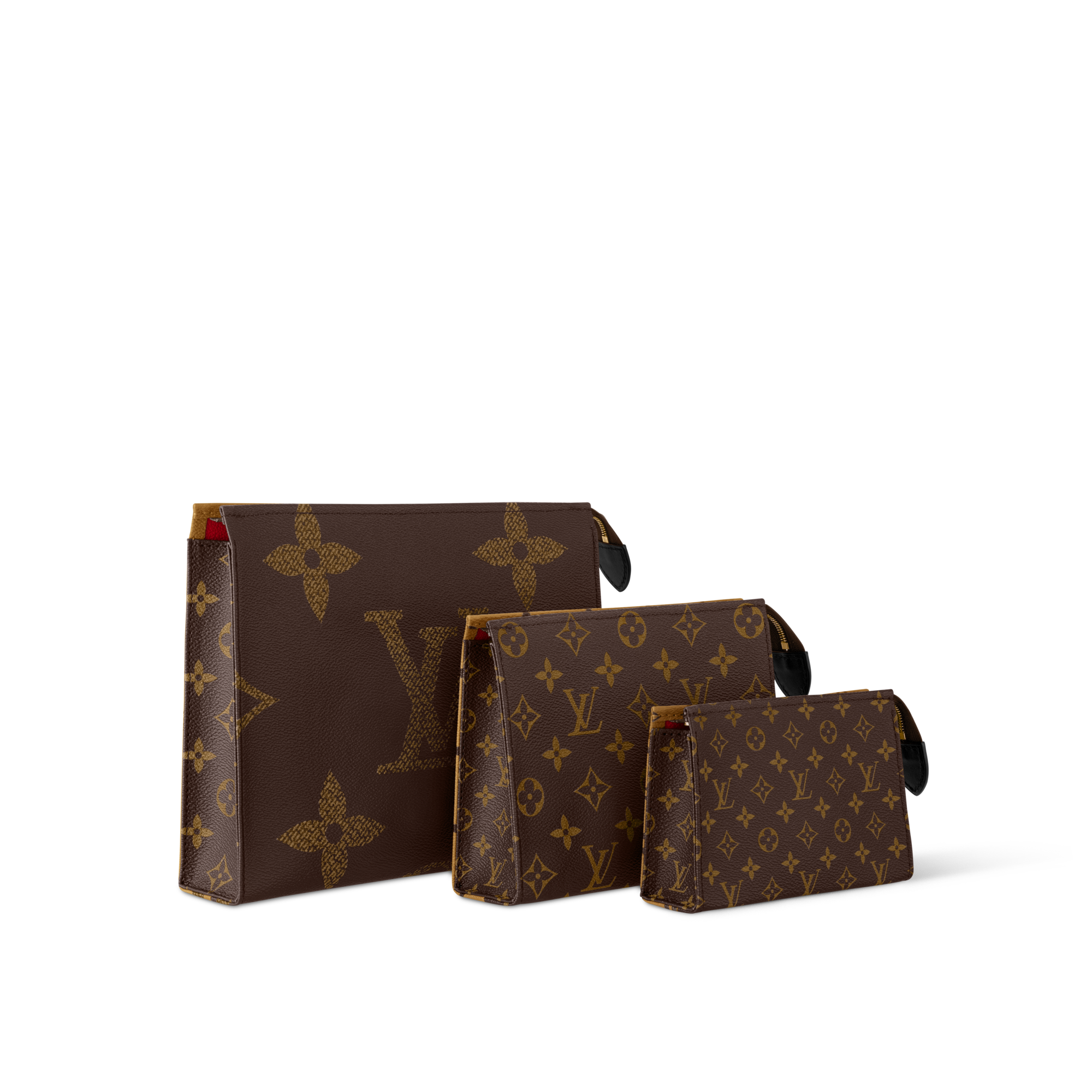 Trio Toilet Pouch Other Monogram Canvas in Men
