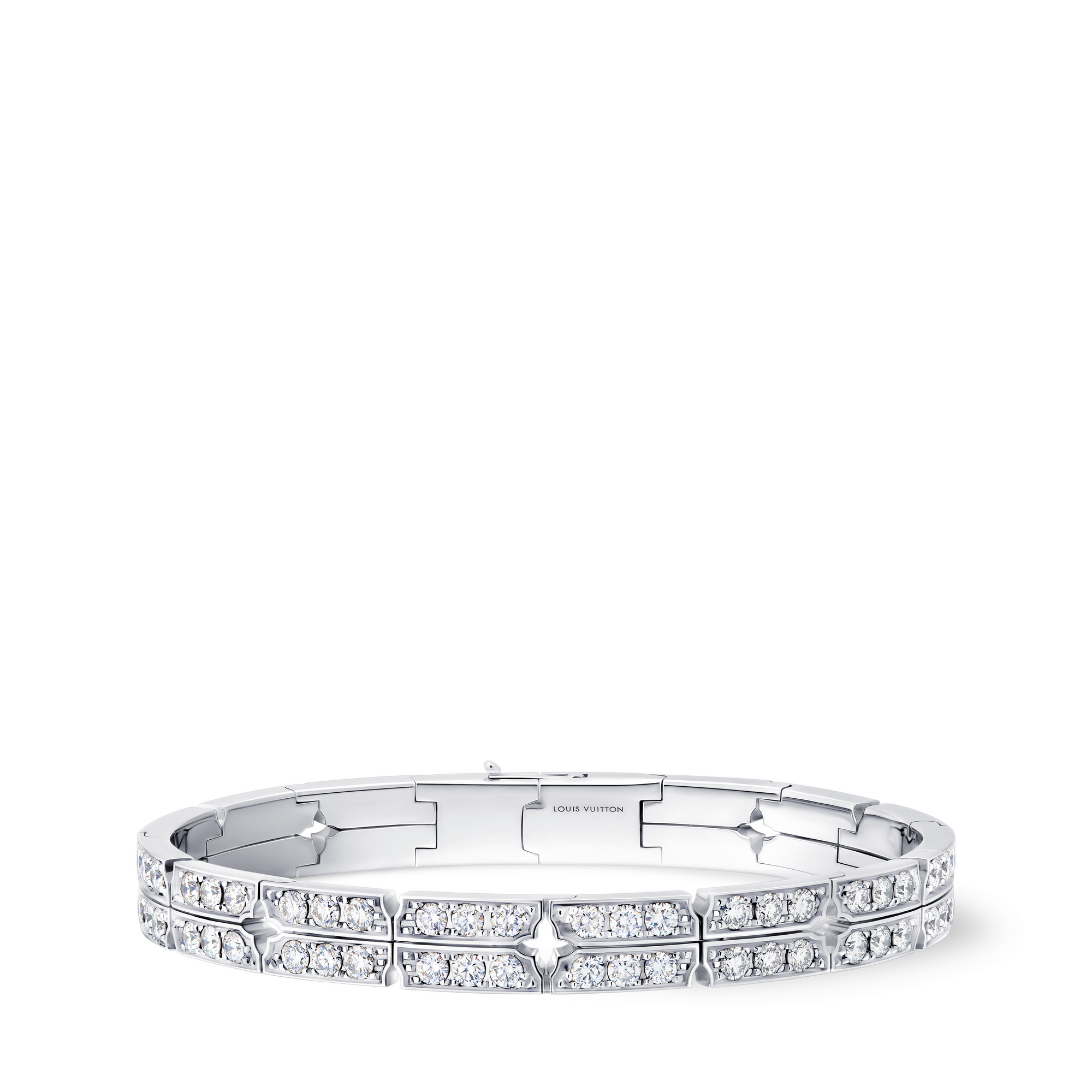 Tumbler Bracelet, White Gold and Diamonds  in Jewellery