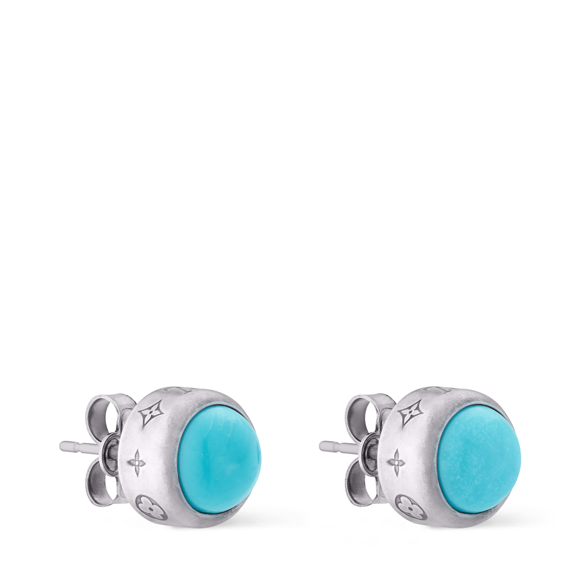 Turquoise Rodeo Earrings . in Men