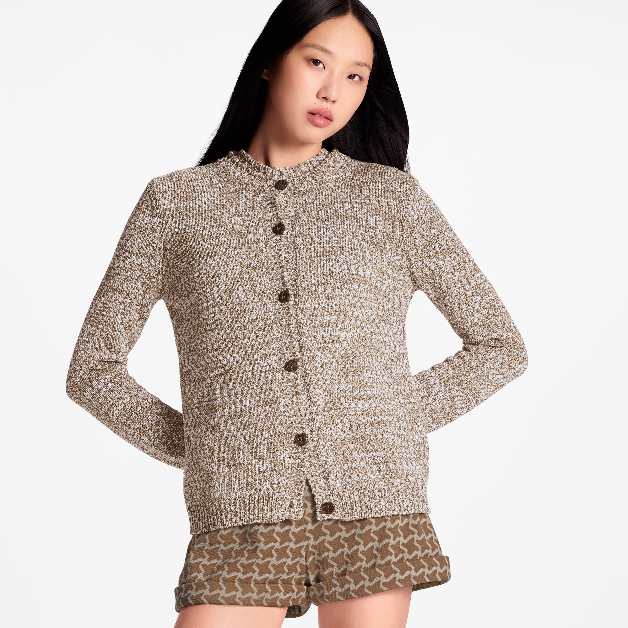 Tweed Knit Cardigan  in Women