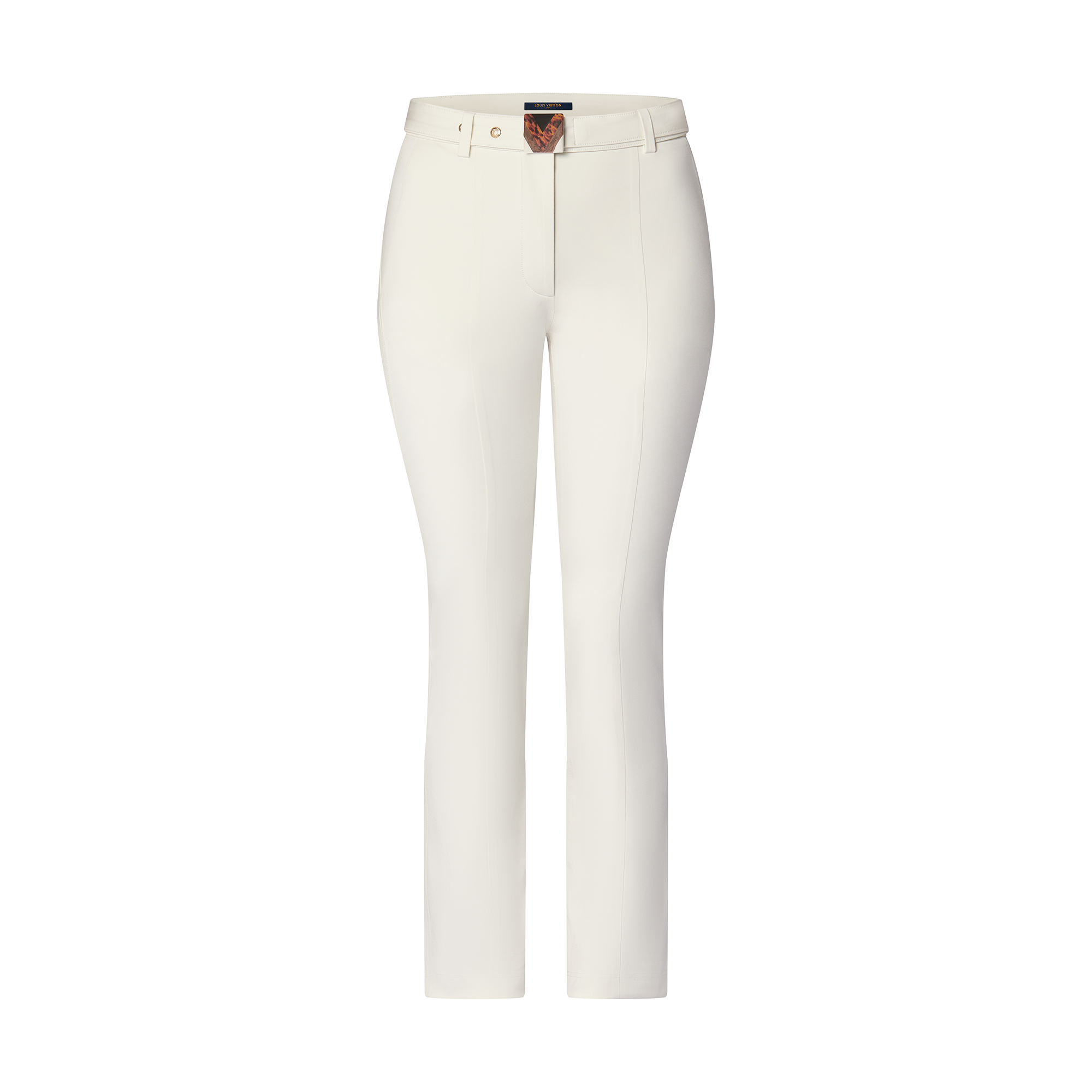 V Buckle Fitted Pants  in Men