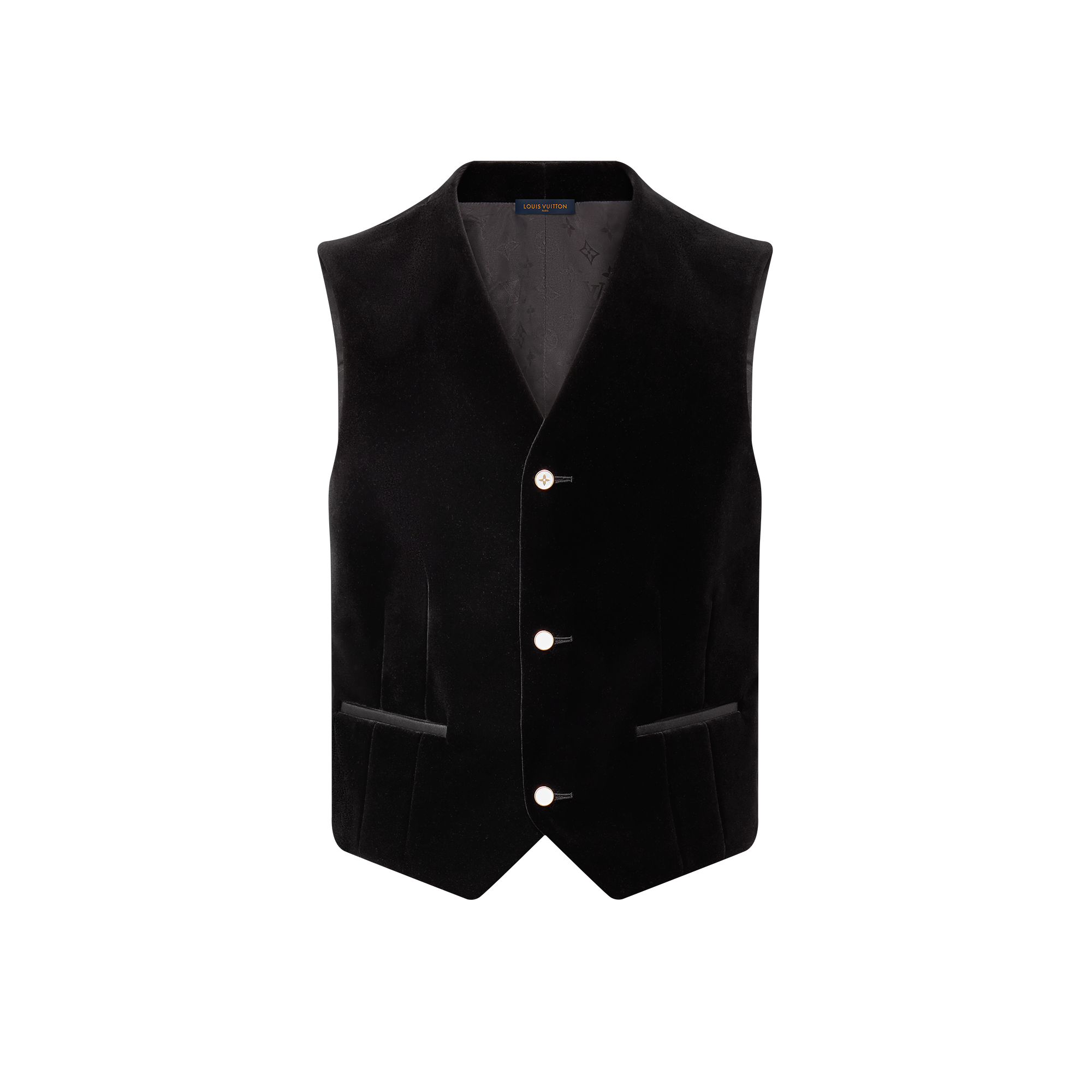 Velvet Tuxedo Gilet  in Men