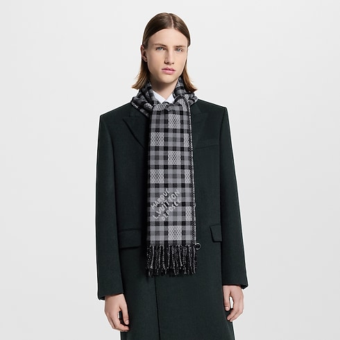 Vichy Damier Scarf . in Men's Accessories Scarves for Men collections by Louis Vuitton (Product zoom)