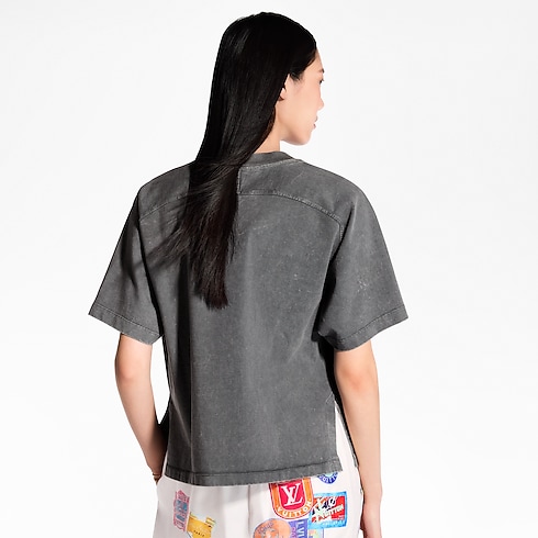 Vintage-Effect T-Shirt in Women's Ready-to-Wear Tops collections by Louis Vuitton (Product zoom)