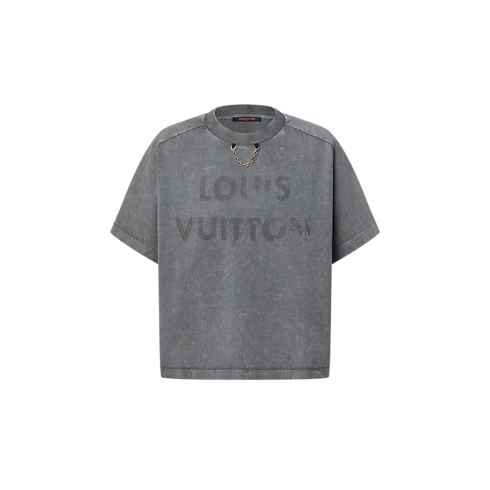 Vintage-Effect T-Shirt in Women's Ready-to-Wear Tops collections by Louis Vuitton (Product zoom)