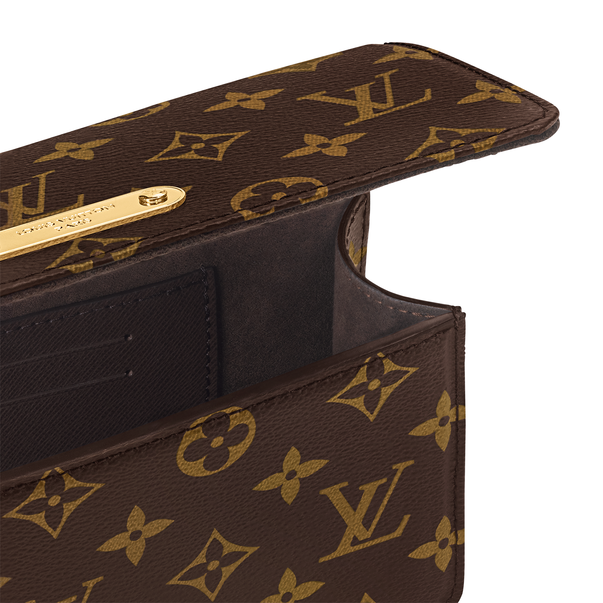 Wallet On Chain Lily Monogram in Women