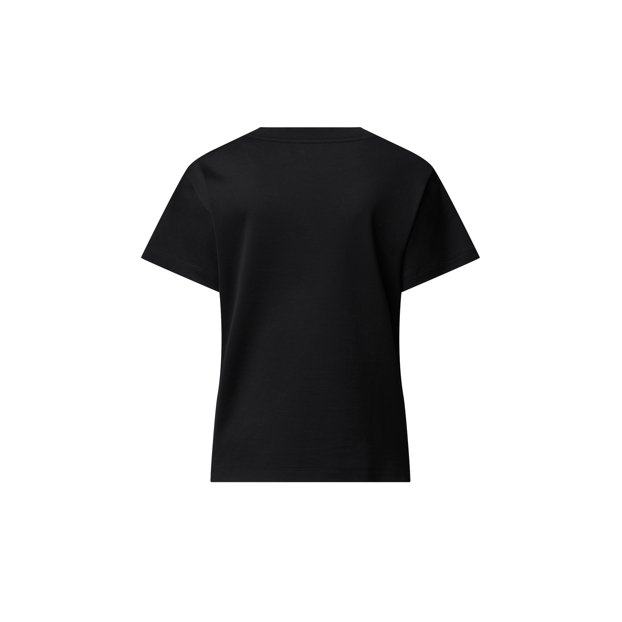 Washed Monogram Front T-Shirt  in Women