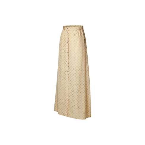 Washed Monogram Maxi Skirt in Women's Ready-to-Wear Skirts and Shorts collections by Louis Vuitton (Product zoom)