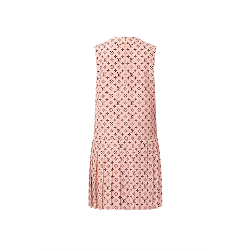 Washed Monogram Pleat Dress in Women's Ready-to-Wear Dresses collections by Louis Vuitton (Product zoom)