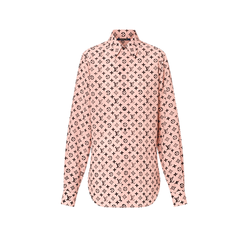 Washed Monogram Silk Shirt in Women's Ready-to-Wear Tops collections by Louis Vuitton (Product zoom)