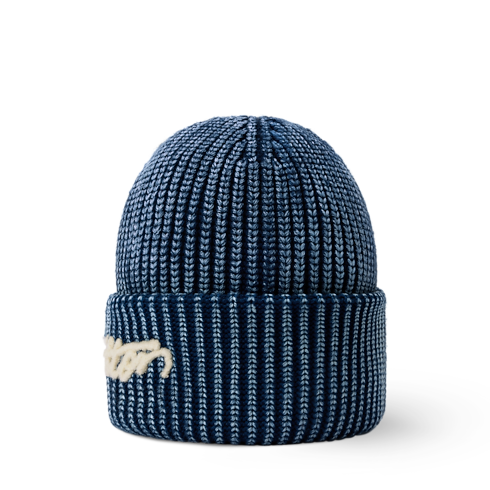 Washed Signature Beanie . in Men's Accessories Hats, Beanies and Gloves collections by Louis Vuitton (Product zoom)