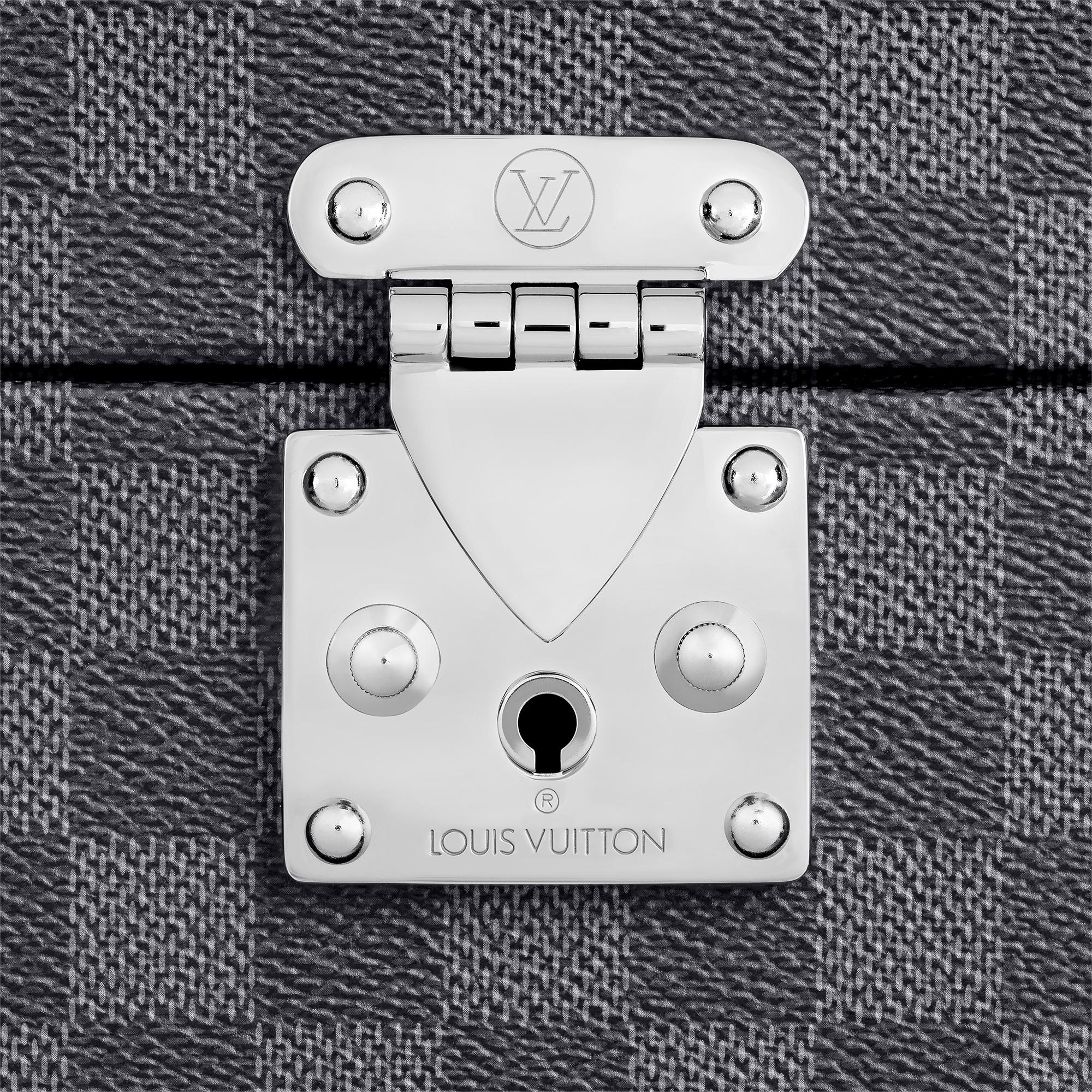 Watch Box Damier Graphite Canvas in Men