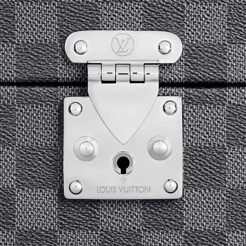 Watch Box Damier Graphite Canvas in Men's Discontinued Product Obs 6 collections by Louis Vuitton (Product zoom)