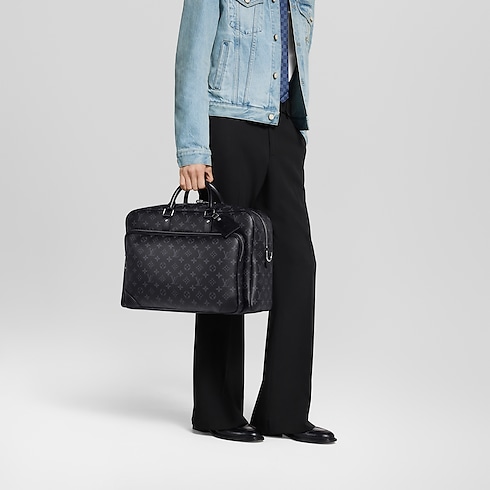 Weekender Bag Monogram Eclipse in Men's Travel Men's Duffle and Travel Bags collections by Louis Vuitton (Product zoom)