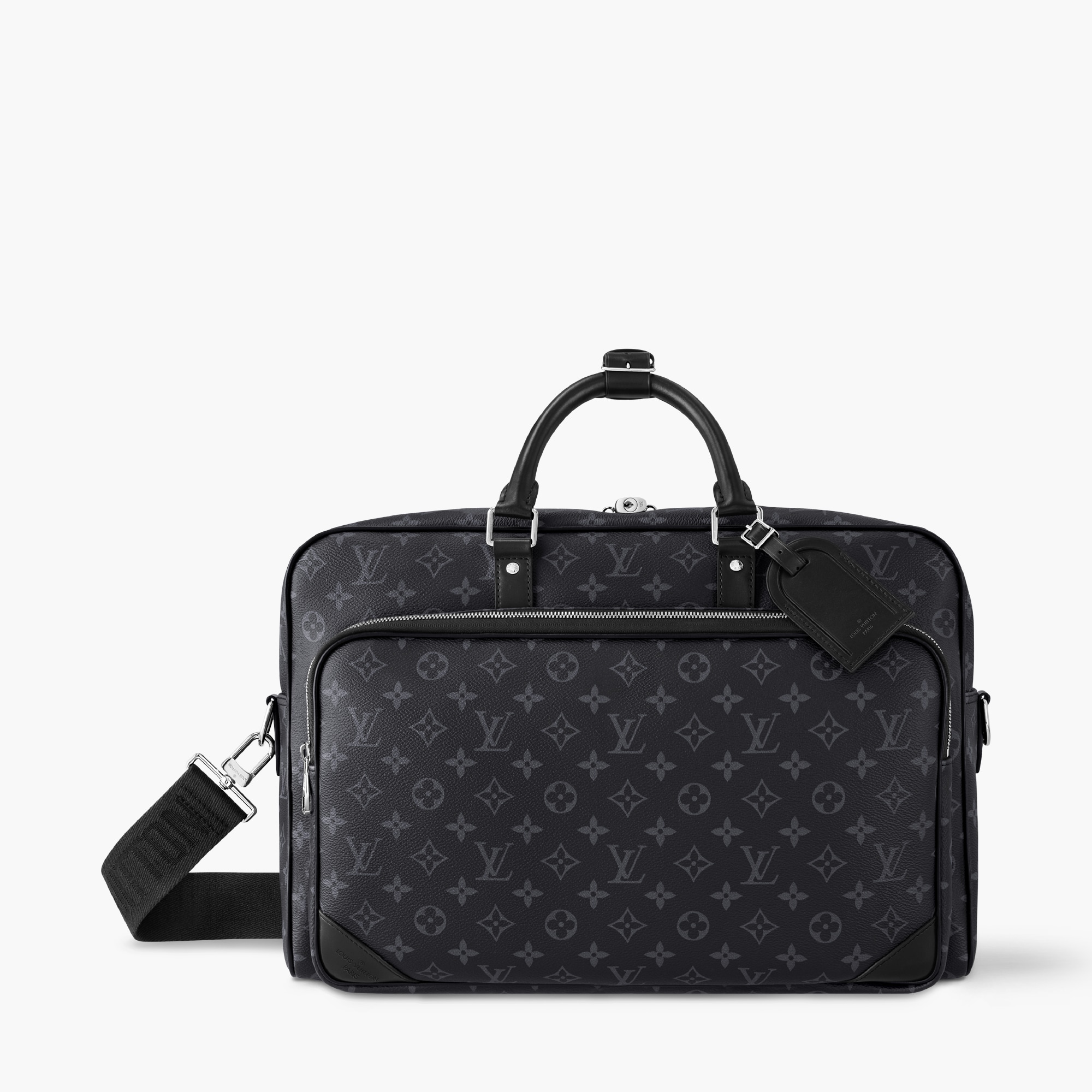 Leather Gucci Weekender Schwarz Vuitton Koffer Lv Reisetasche - Main Image