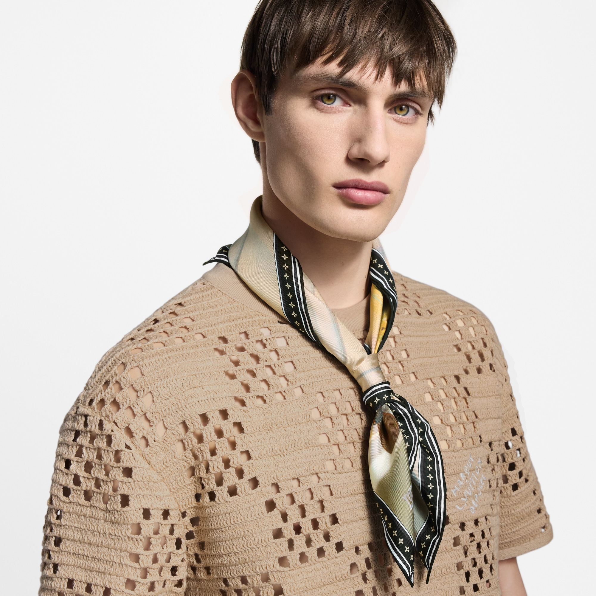 Window View Silk Square . in Men