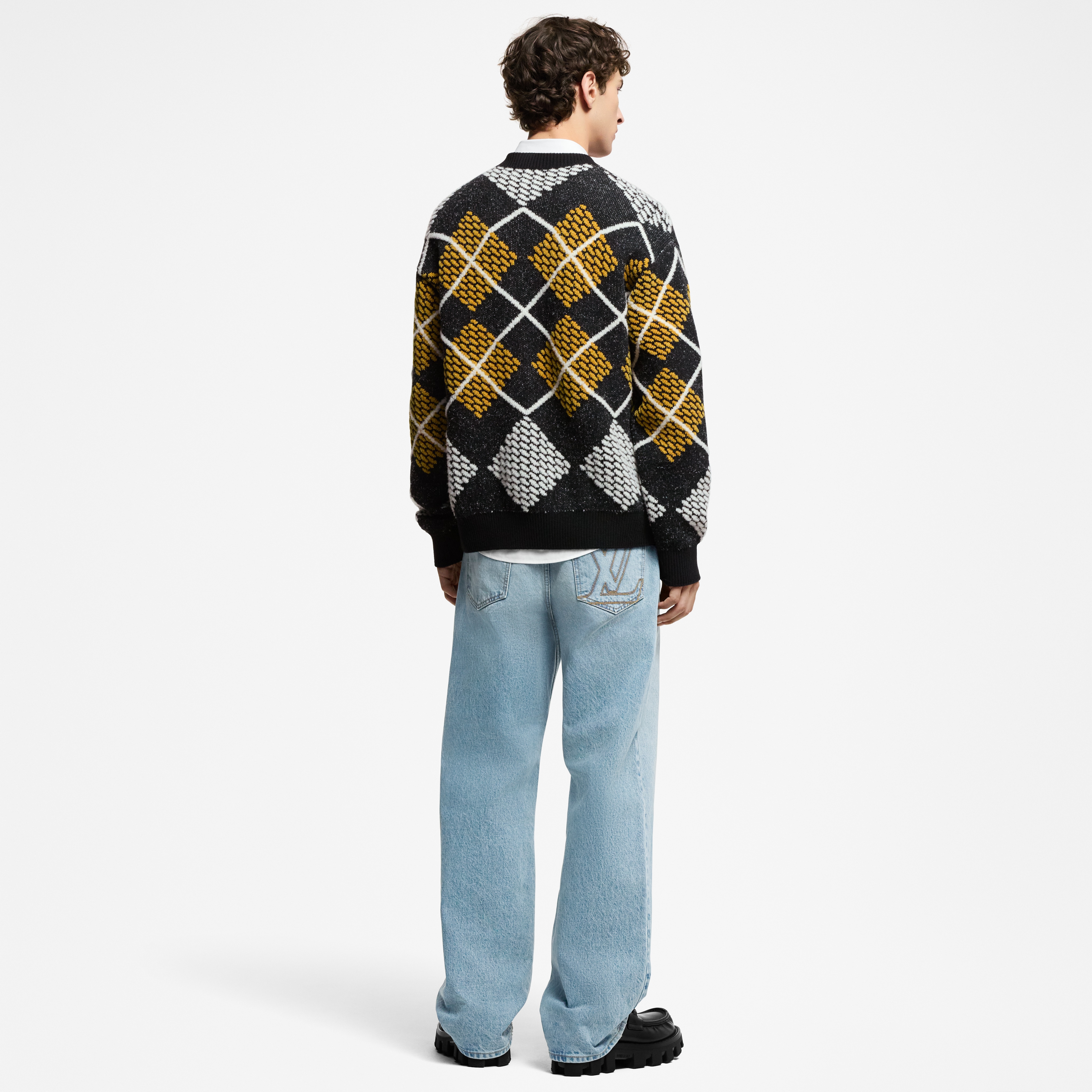 Wool Blend Pullover  in Men