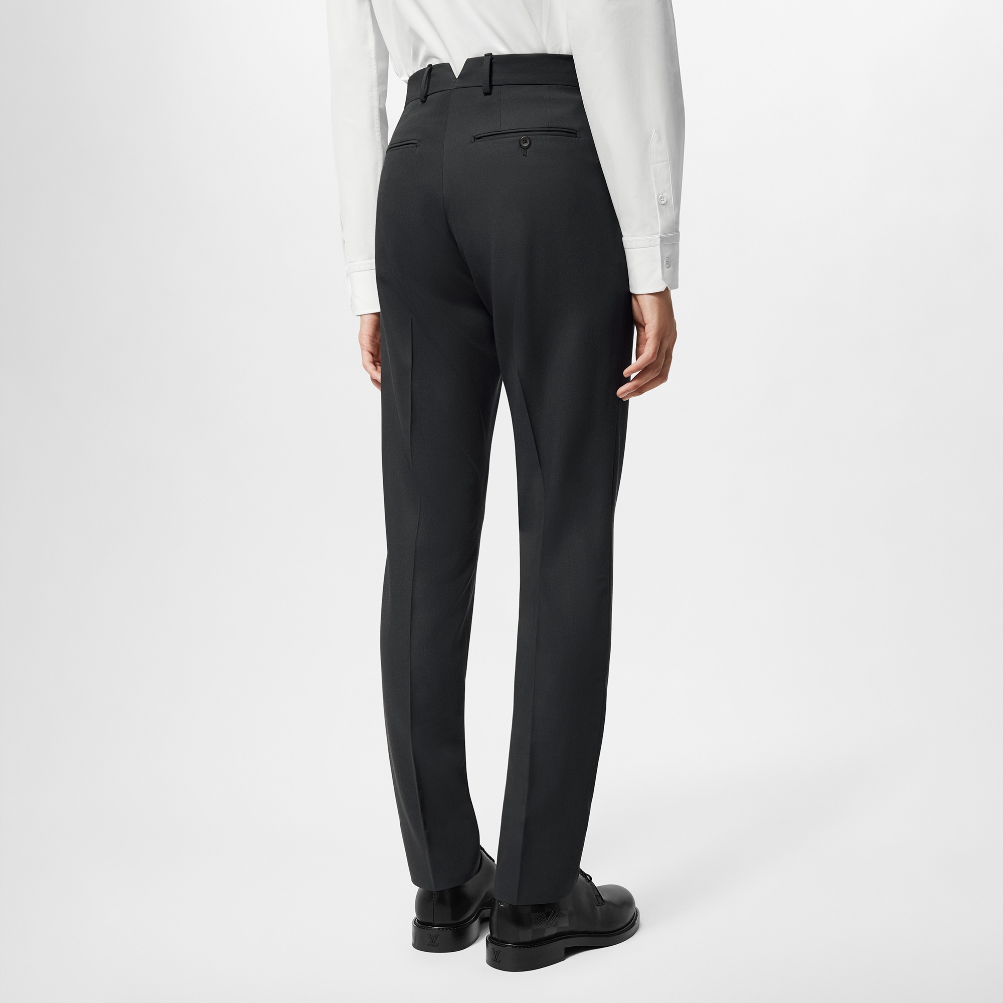 Wool Cigarette Pants  in Men