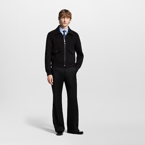 Wool-Silk Double Face Blouson in Men's Ready-to-Wear Outerwear and Coats collections by Louis Vuitton (Product zoom)