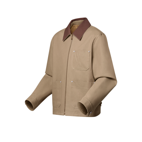 Workwear Cotton Canvas Blouson in Men's Ready-to-Wear Outerwear and Coats collections by Louis Vuitton (Product zoom)