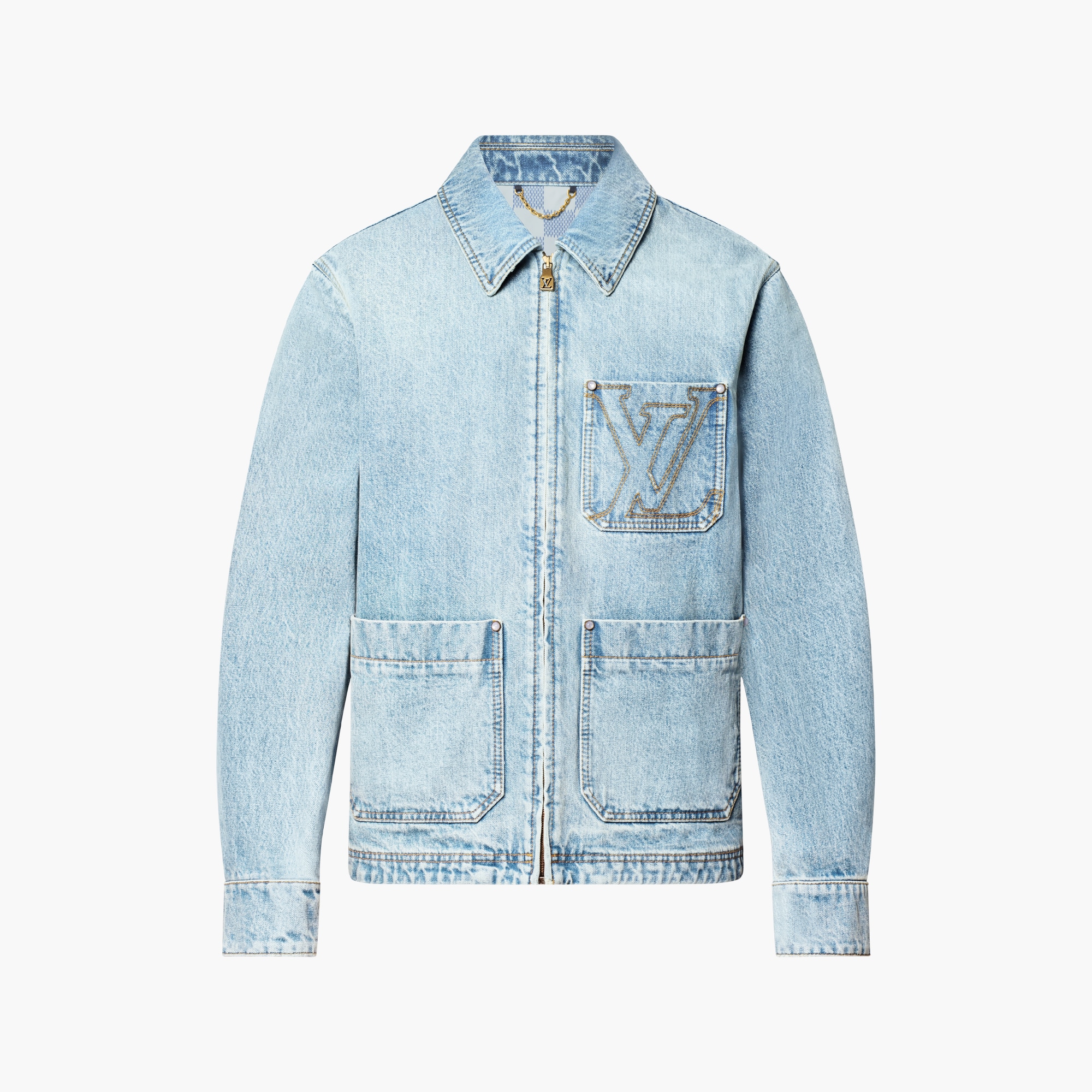 Workwear LV Denim Jacket Ready-to-Wear LOUIS VUITTON