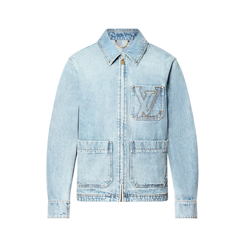 Workwear LV Denim Jacket in Men's Ready-to-Wear Outerwear and Coats collections by Louis Vuitton (Product zoom)