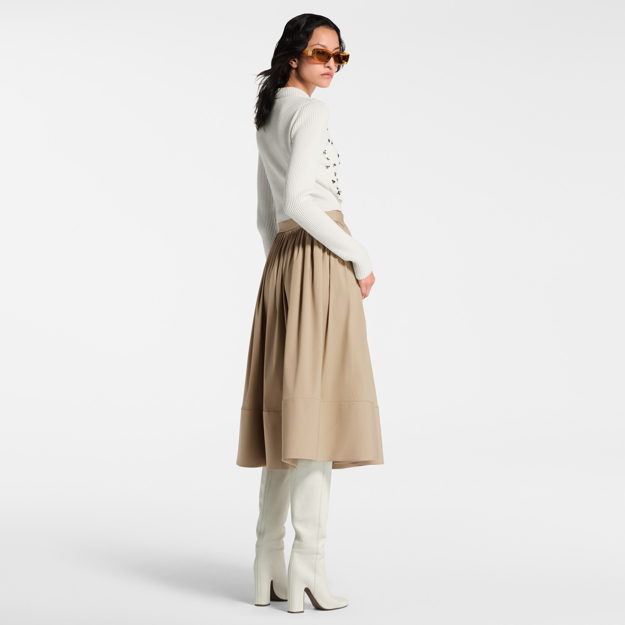 XL Hem Midi Skirt  in Women