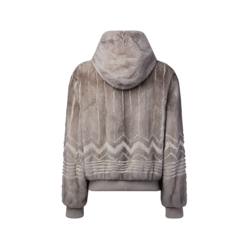 Zipped Hooded Mink Blouson in Men's Ready-to-Wear All Ready-to-Wear collections by Louis Vuitton (Product zoom)