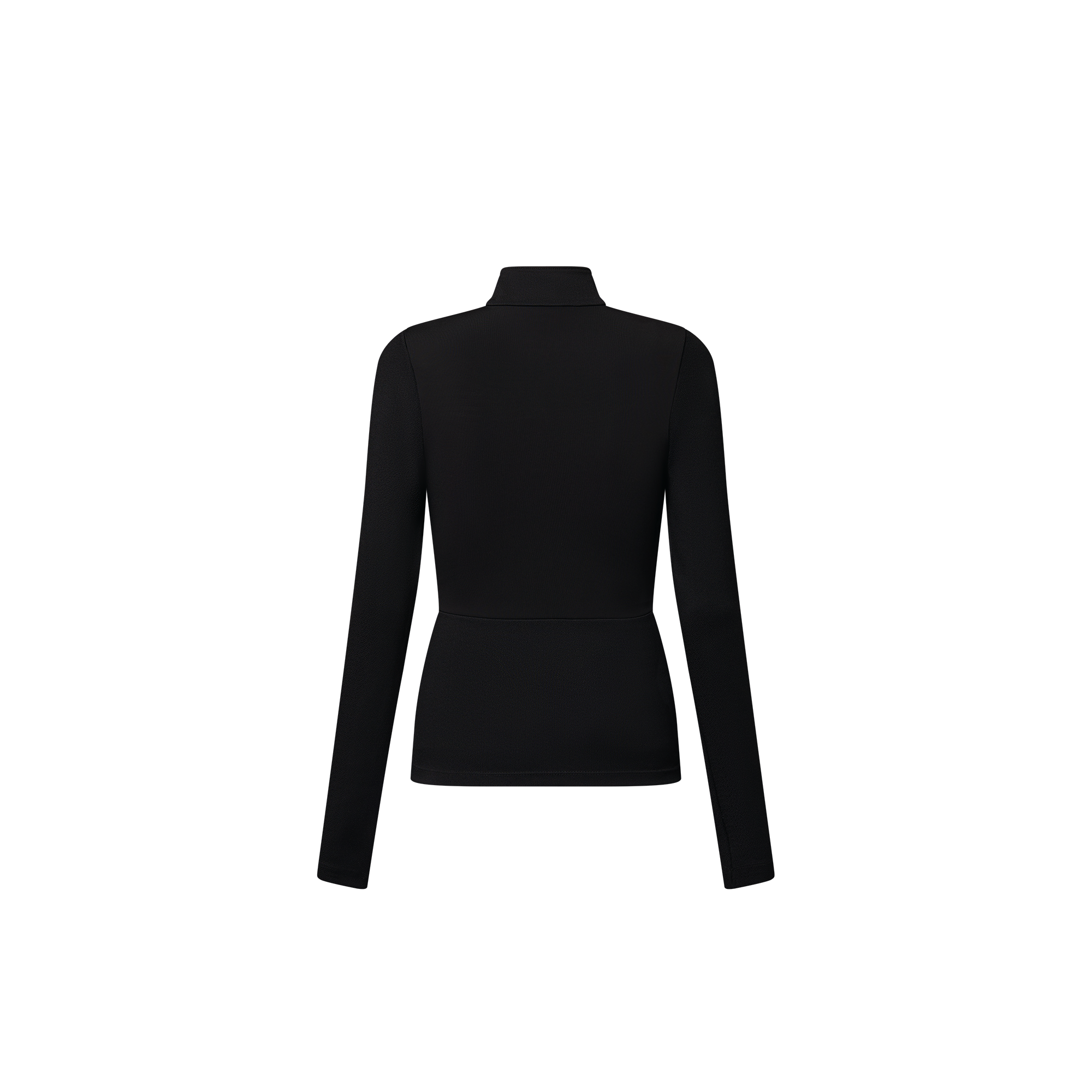 Zipped Long Sleeves Top  in Women