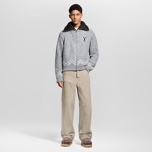 Zippered Knitted Blouson in Men's Ready-to-Wear All Ready-to-Wear collections by Louis Vuitton (Product zoom)