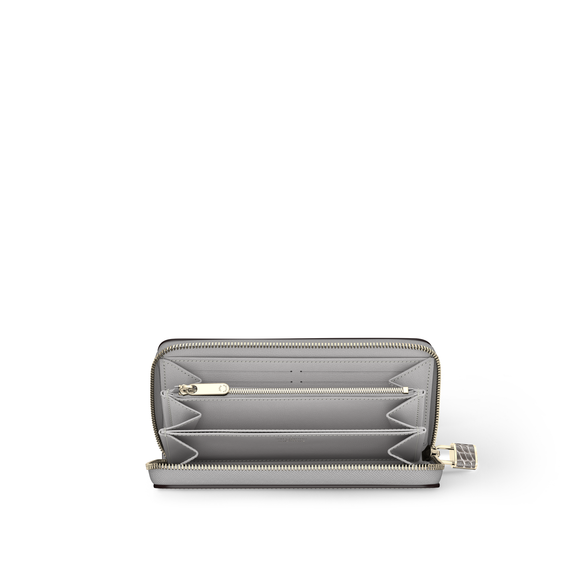 Zippy Wallet Padlock Crocodilien Brillant in Women