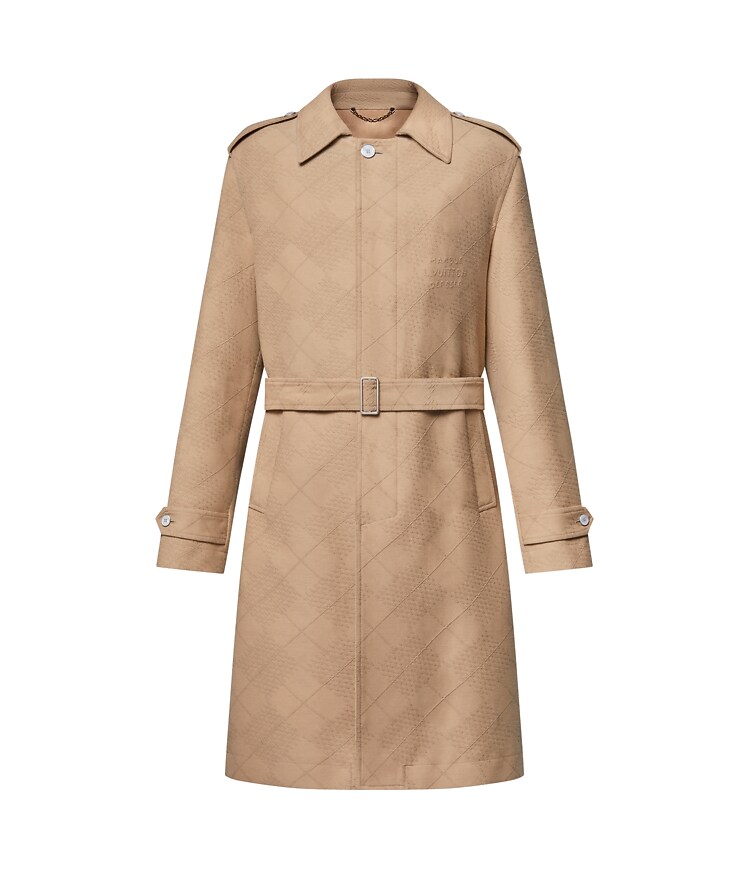 Outerwear Trench Louis Vuitton Cotton-Silk Blend Trench