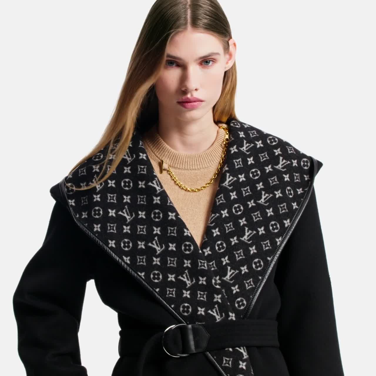 Hooded Wrap Coat - Ready-to-Wear | LOUIS VUITTON