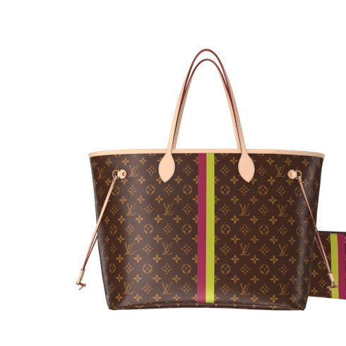Neverfull GM Mon Monogram back view