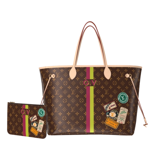 Neverfull GM Mon Monogram front view