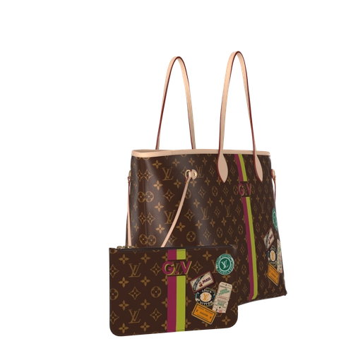 Neverfull GM Mon Monogram side view