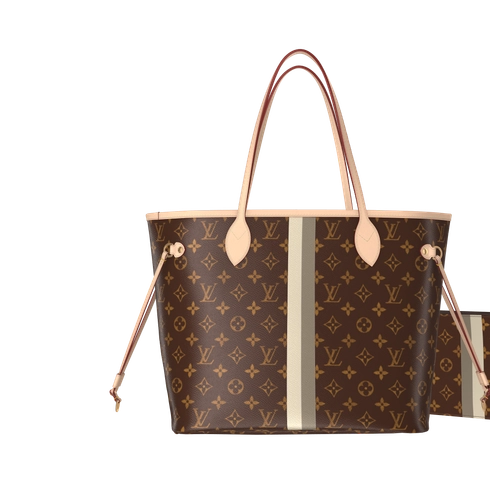 Neverfull MM Mon Monogram back view