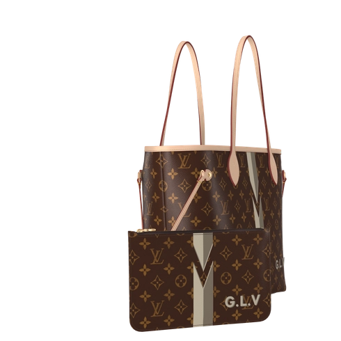 Neverfull MM Mon Monogram side view