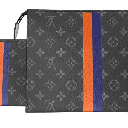 Trio Toilet Pouch Mon Monogram Monogram Eclipse in Gifts's Personalisation Travel Personalisation collections by Louis Vuitton (Product zoom)