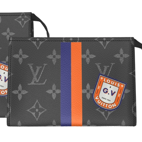 Trio Toilet Pouch Mon Monogram Monogram Eclipse in Gifts's Personalisation Travel Personalisation collections by Louis Vuitton (Product zoom)