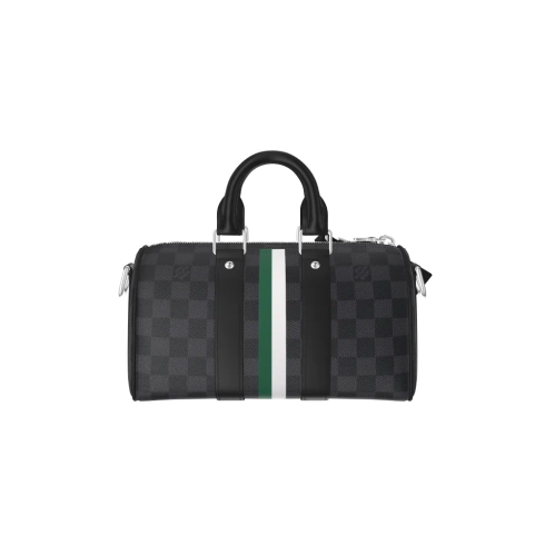 Keepall 25 Mon Monogram Damier Graphite in Gifts's Personalisation All Personalisation collections by Louis Vuitton (Product zoom)