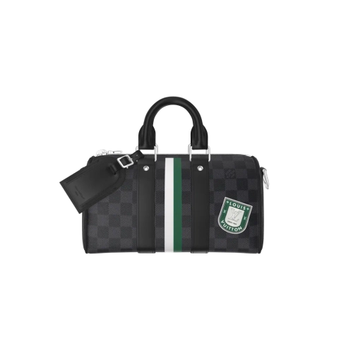 Keepall 25 Mon Monogram Damier Graphite in Gifts's Personalisation All Personalisation collections by Louis Vuitton (Product zoom)